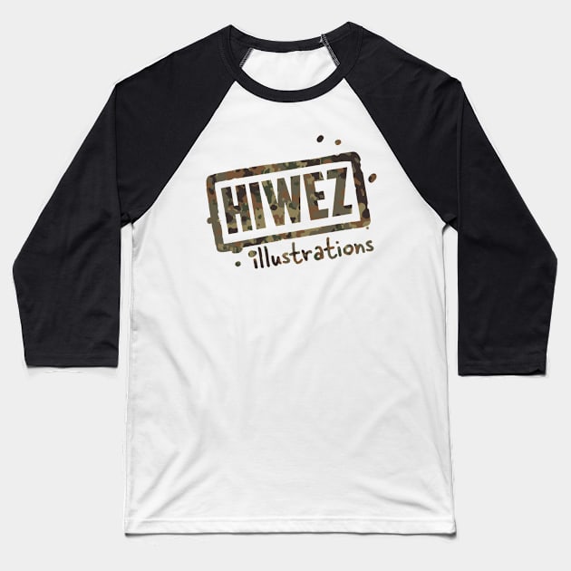 HIWEZ logo Flecktarn Baseball T-Shirt by hiwez